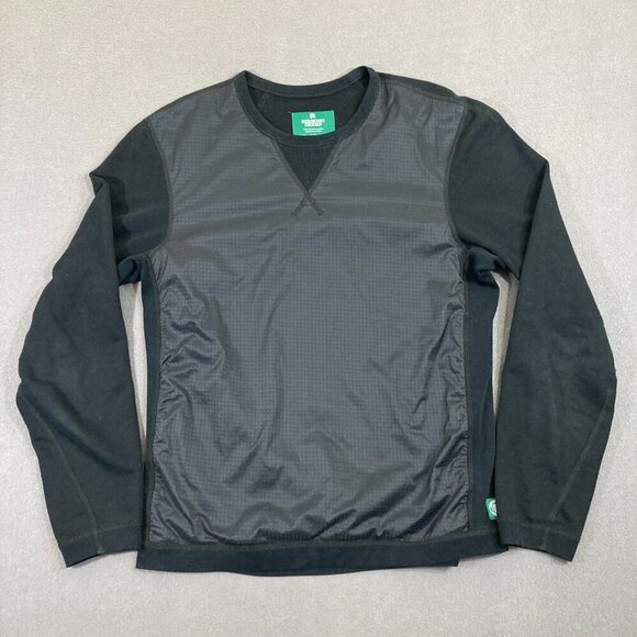 Reigning Champ Crewneck Sweatshirt Men' s Small Black Ripstop Terry Sweater - Picture 1 of 6